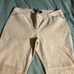 Moda International from Victoria’s Secret Suede Tan Pants for women
